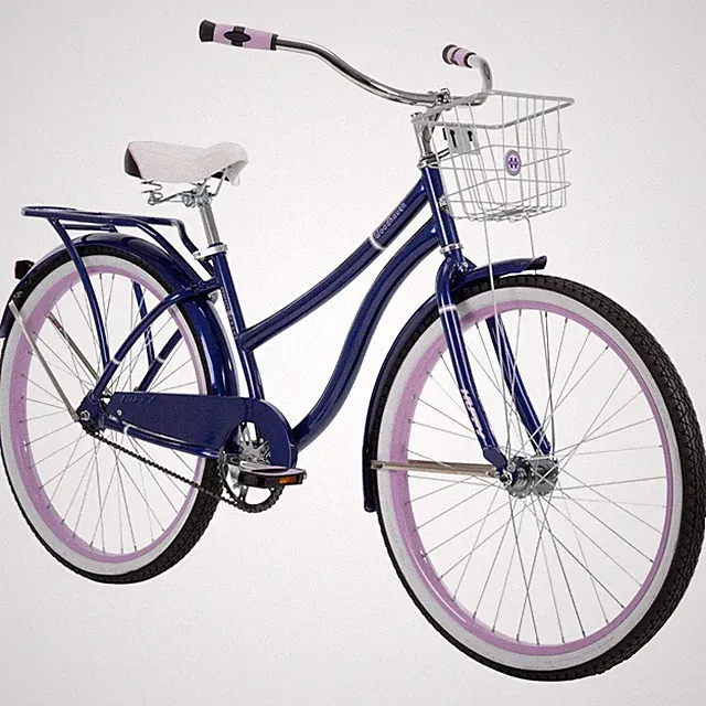 Huffy 26" Woodhaven Cruiser Bike, Fits Riders 60"+, Purple, Adult, Womens
